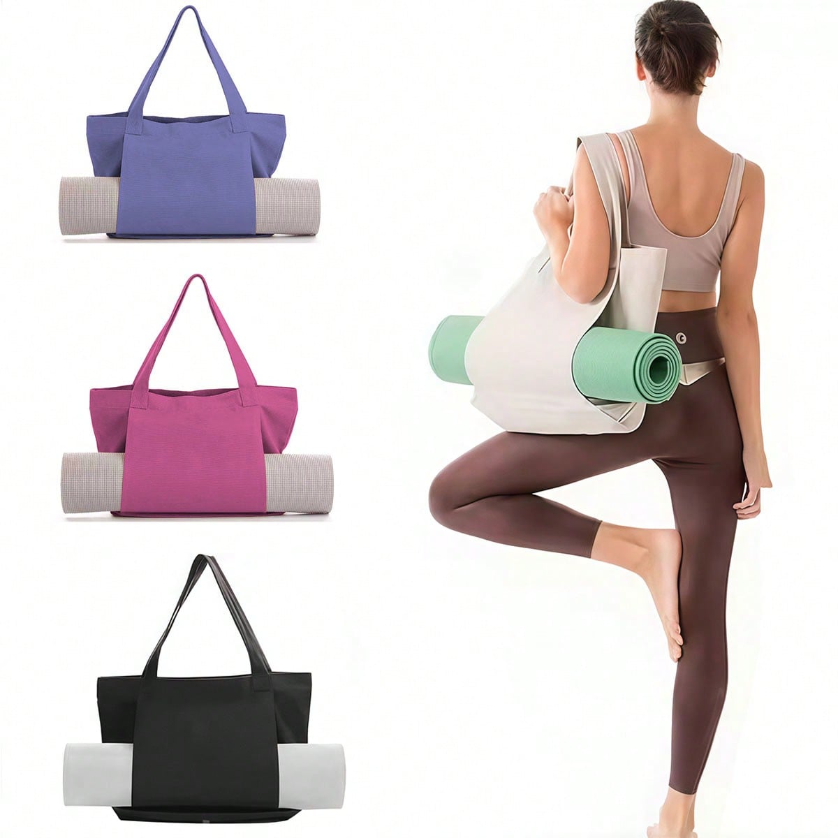 Yoga Mat Bag Carrier - حقيبة يوغا نسائية، حقيبة رياضية، حقيبة