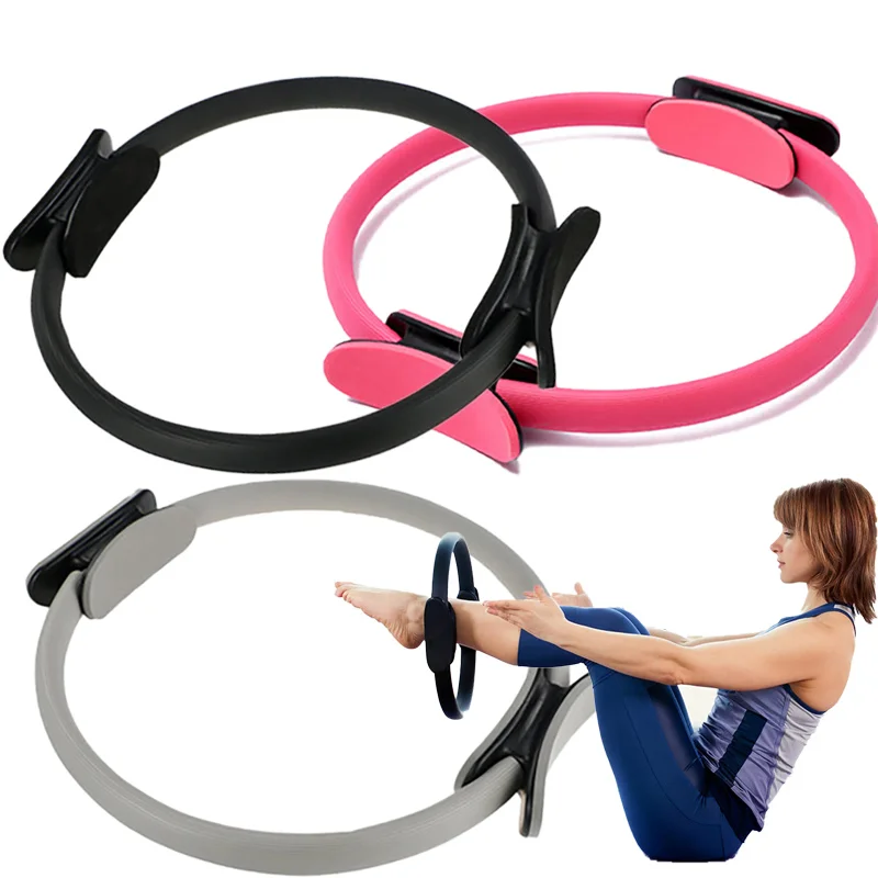 Pilates Yoga Resistance Ring - حلقة بيلاتس، جهاز تدريب مقاومة منزلي،