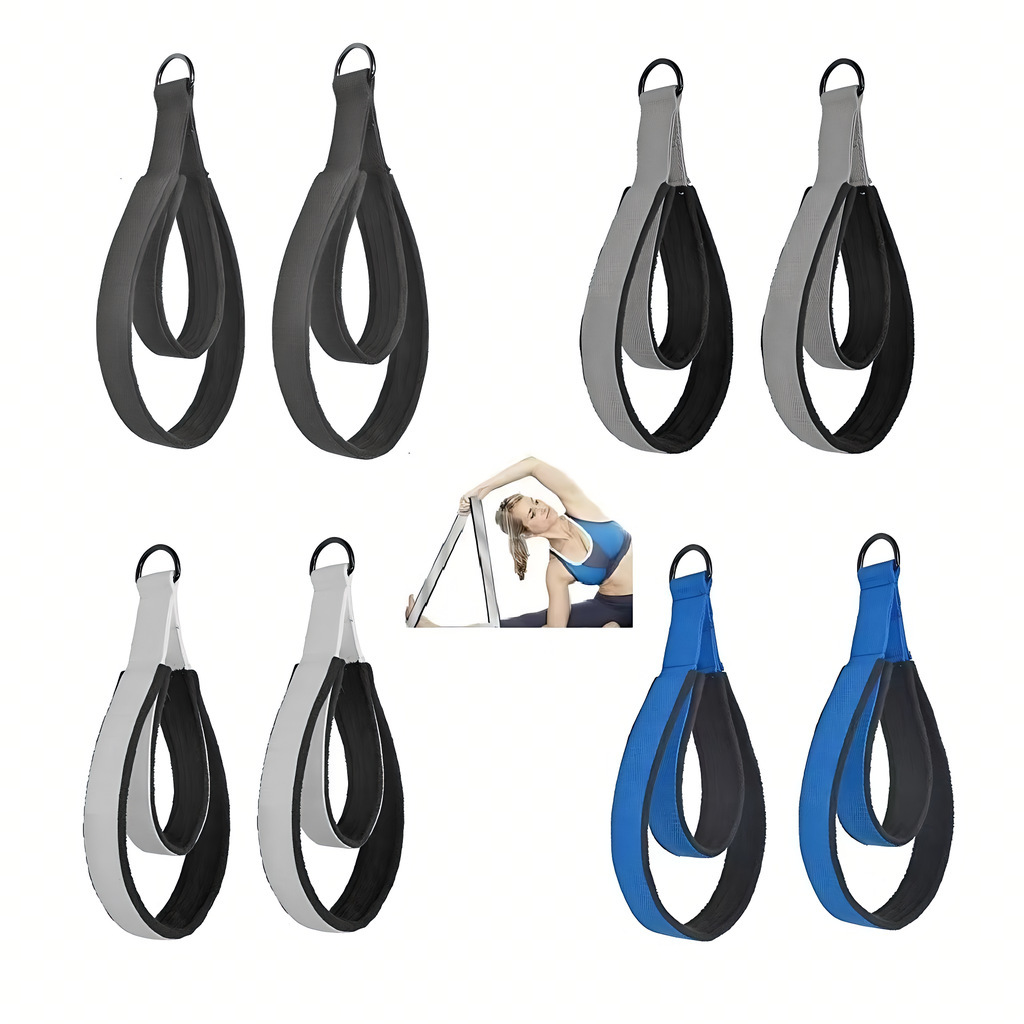 Pilates Yoga Resistance Ring - حزام مطاطي مزدوج الحلقات لتمارين اليوغا