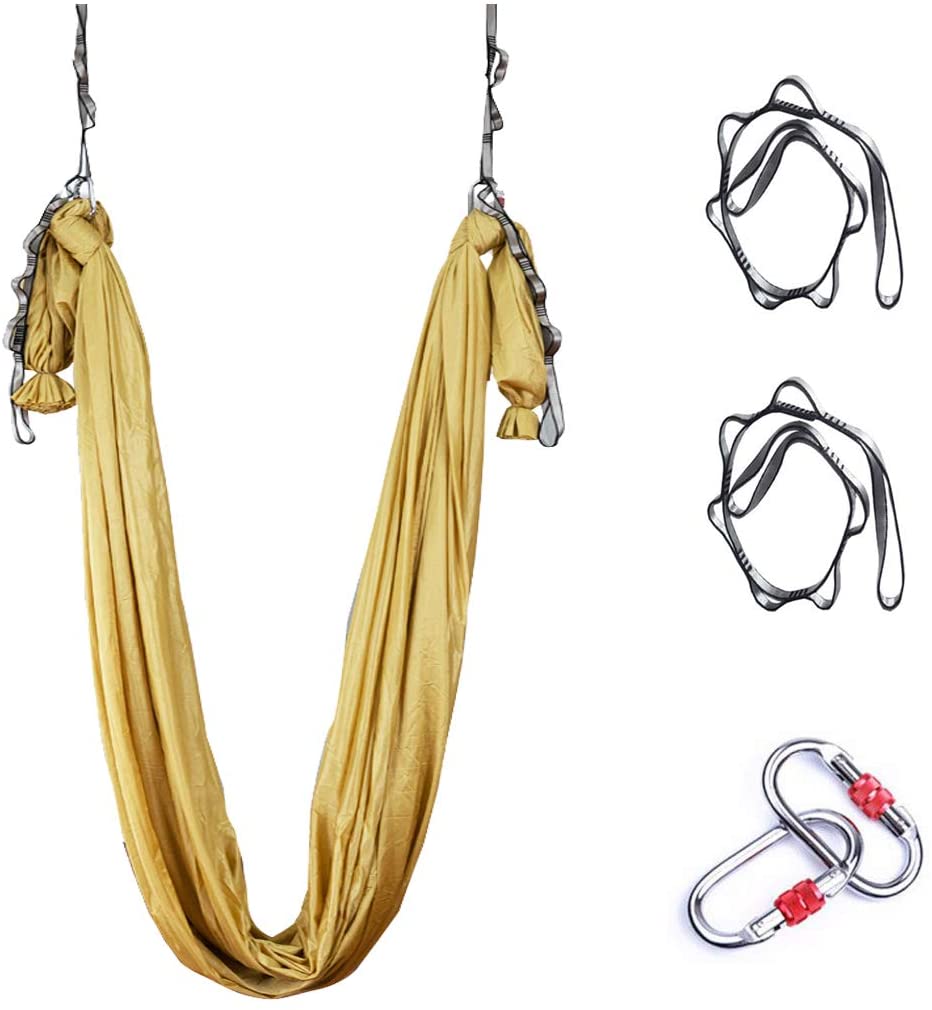 Aerial Silk Hammock - 5*2.8 متر أرجوحة اليوغا الجوية مجموعة