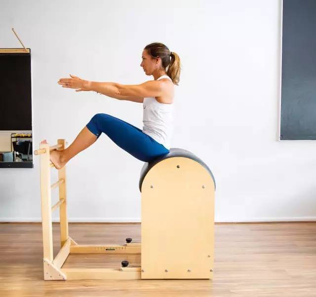 Pilates Yoga Or - معدات لياقة بدنية من خشب البلوط