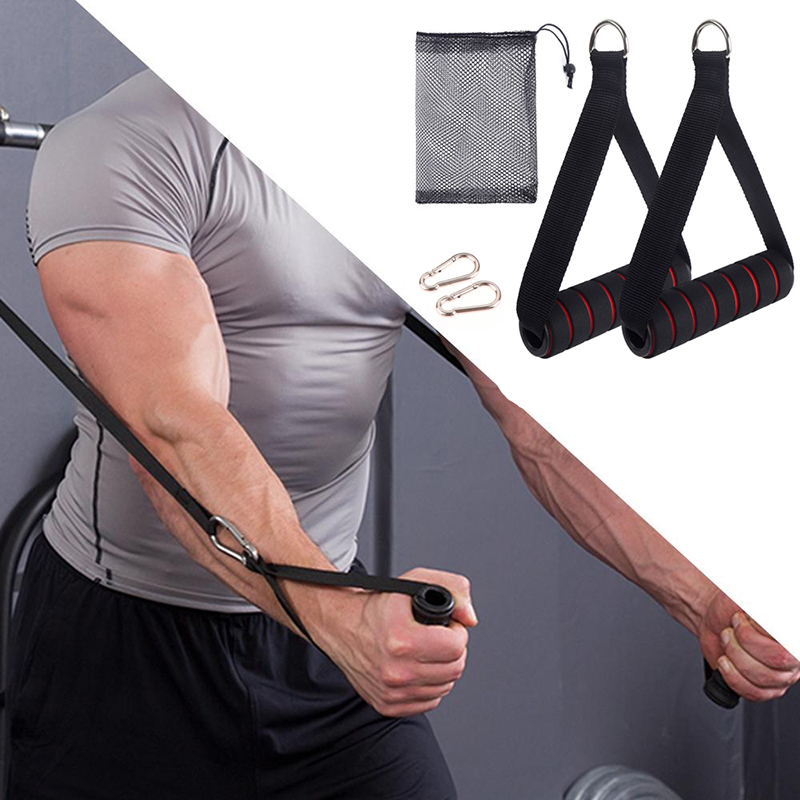 Pilates Yoga Resistance Ring - مقبض آلة الكابلات شديد التحمل مع