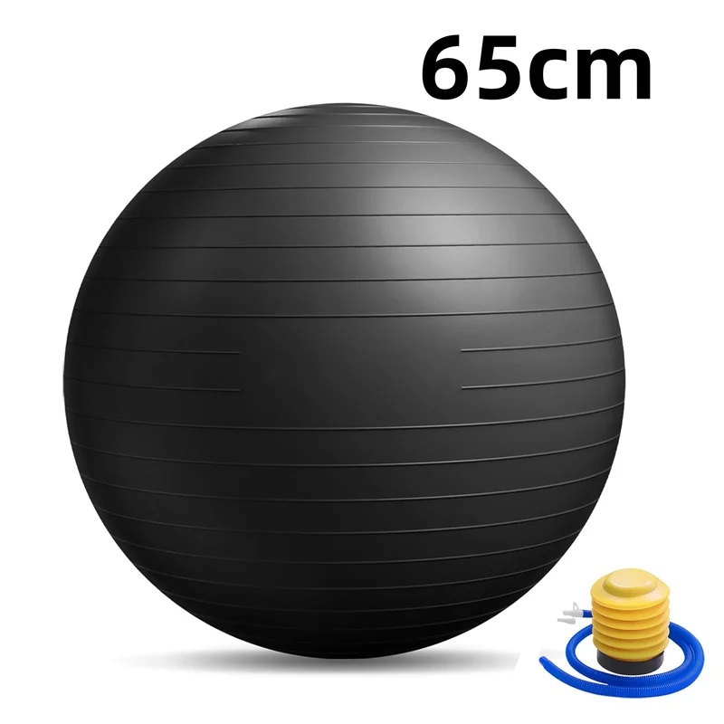 كرة يوغا مضادة للانفجار مع مضخ - مراجعة Pilates Yoga Ball Exercises وسعره