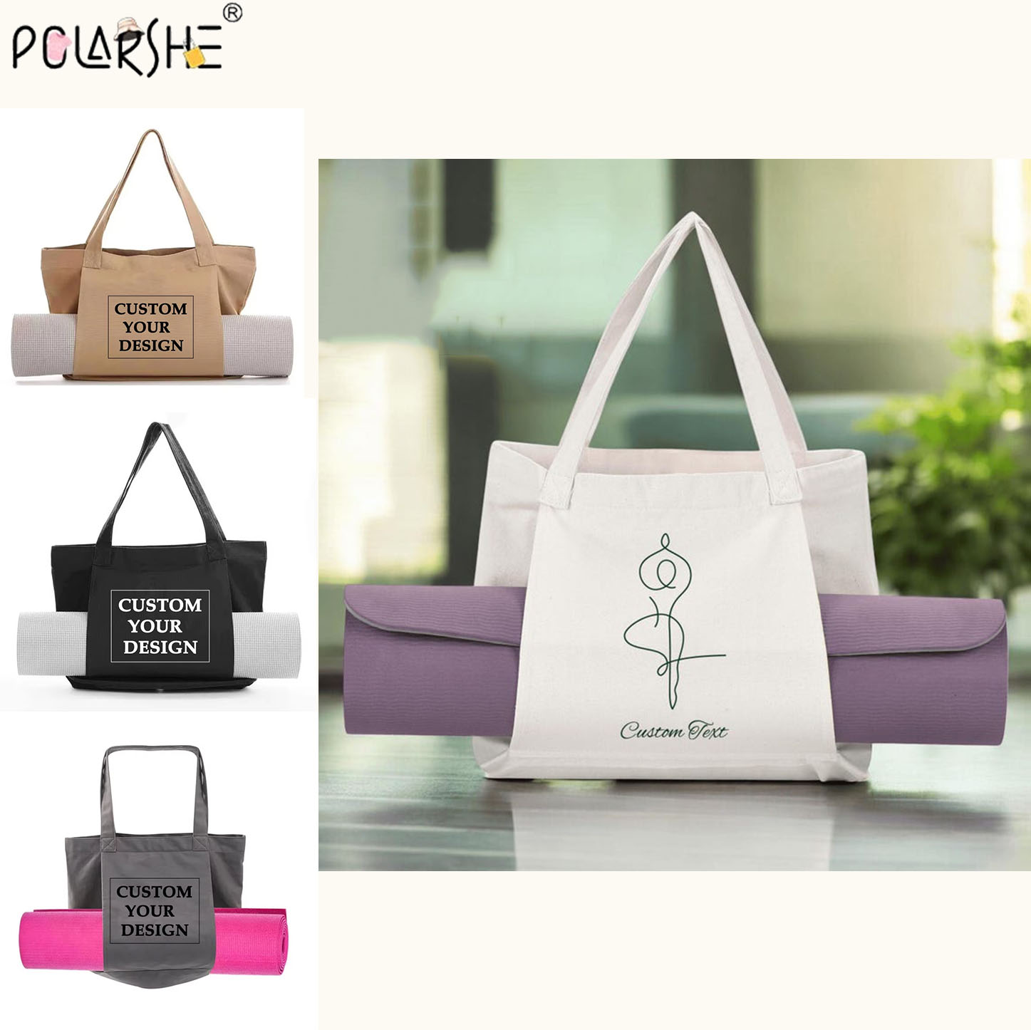 مخصص اليوغا حصيرة حمل حقيبة شخ - مراجعة Yoga Mat Bag Carrier وسعره