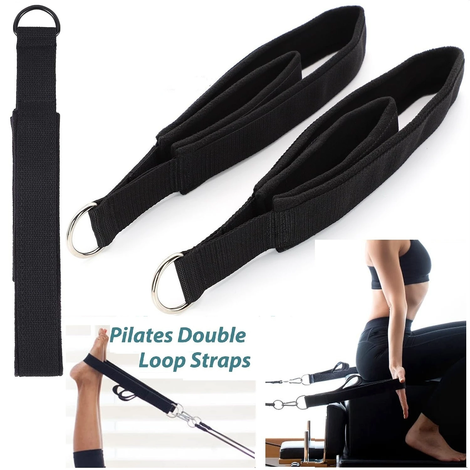 حزام مطاطي مزدوج الحلقات لتمار - مراجعة Pilates Yoga Resistance Ring وسعره