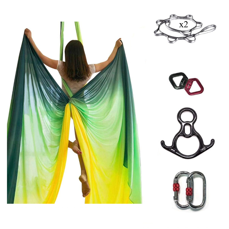 أرجوحة يوغا هوائية متدرجة الأل - مراجعة Aerial Silk Hammock وسعره