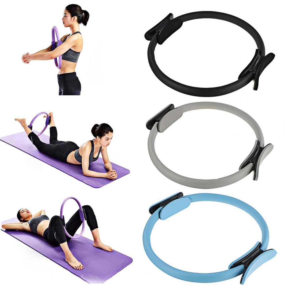 النساء اليوغا اللياقة البدنية  - مراجعة Pilates Yoga Resistance Ring وسعره