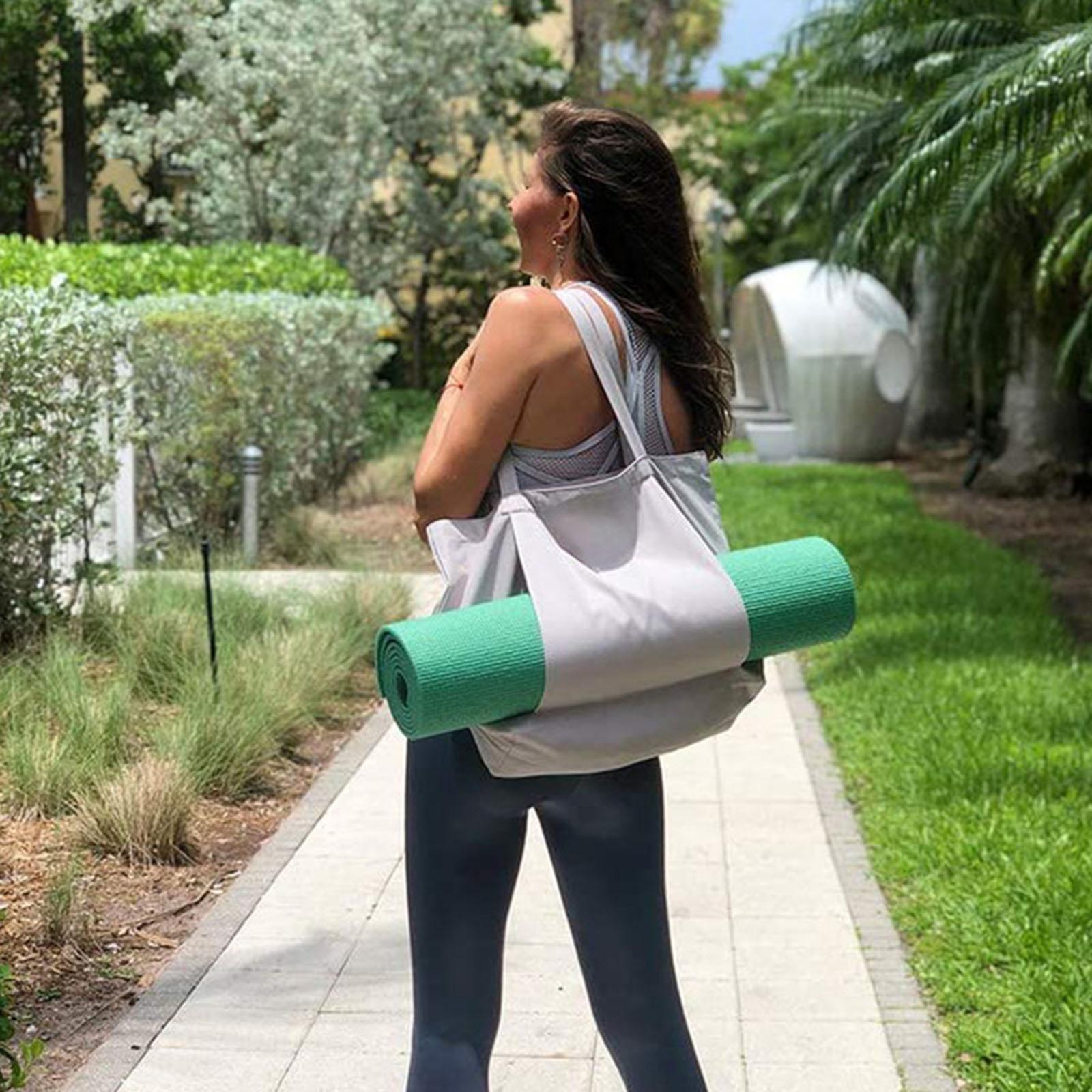 حقيبة يوغا نسائية من القماش، ح - مراجعة Yoga Mat Bag Carrier وسعره
