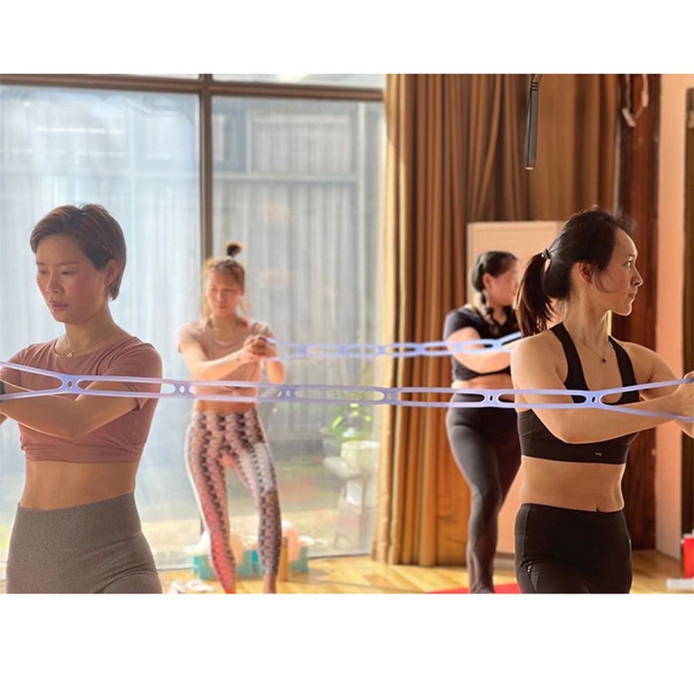 شريط مقاومة مرن بـ 7 حلقات، مح - مراجعة Pilates Yoga Resistance Ring وسعره