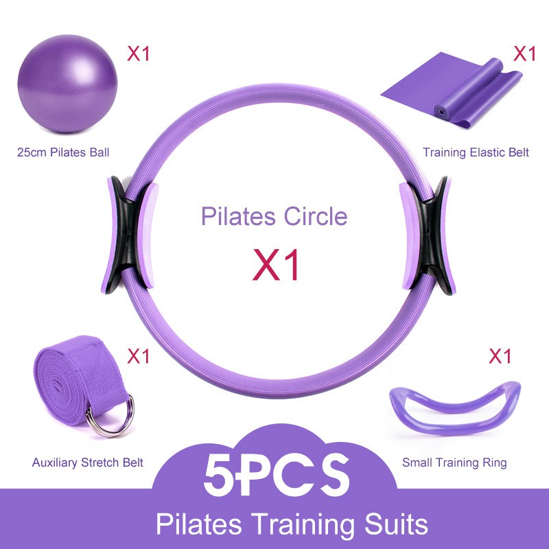 مجموعة حلقات يوجا وبيلاتس بطول - مراجعة Pilates Yoga Resistance Ring وسعره