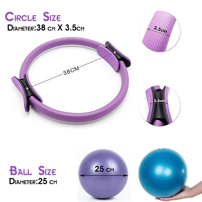 مجموعة حلقات يوجا وبيلاتس بطول - مراجعة Pilates Yoga Resistance Ring وسعره