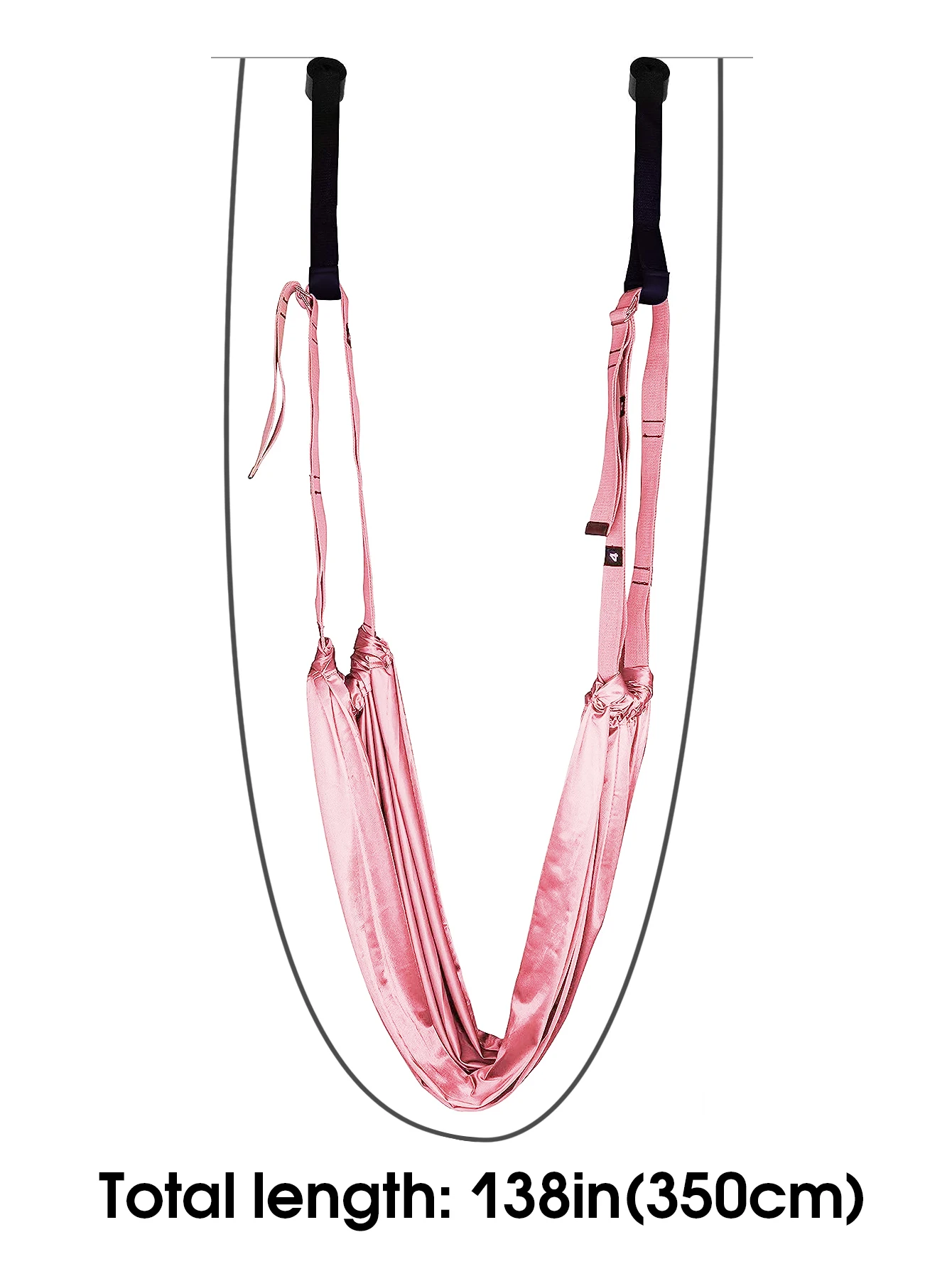 حزام اليوغا الجوي سحب حبل امرأ - مراجعة Aerial Silk Hammock وسعره